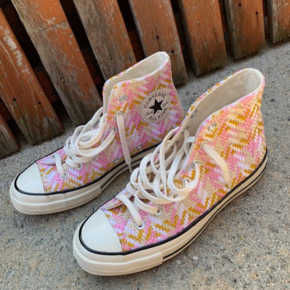Converse Woven High Top Sneakers - Size 8 - Picture 3 of 5